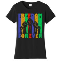 Black History Month Celebration Freedom Forever Women's T-Shirt