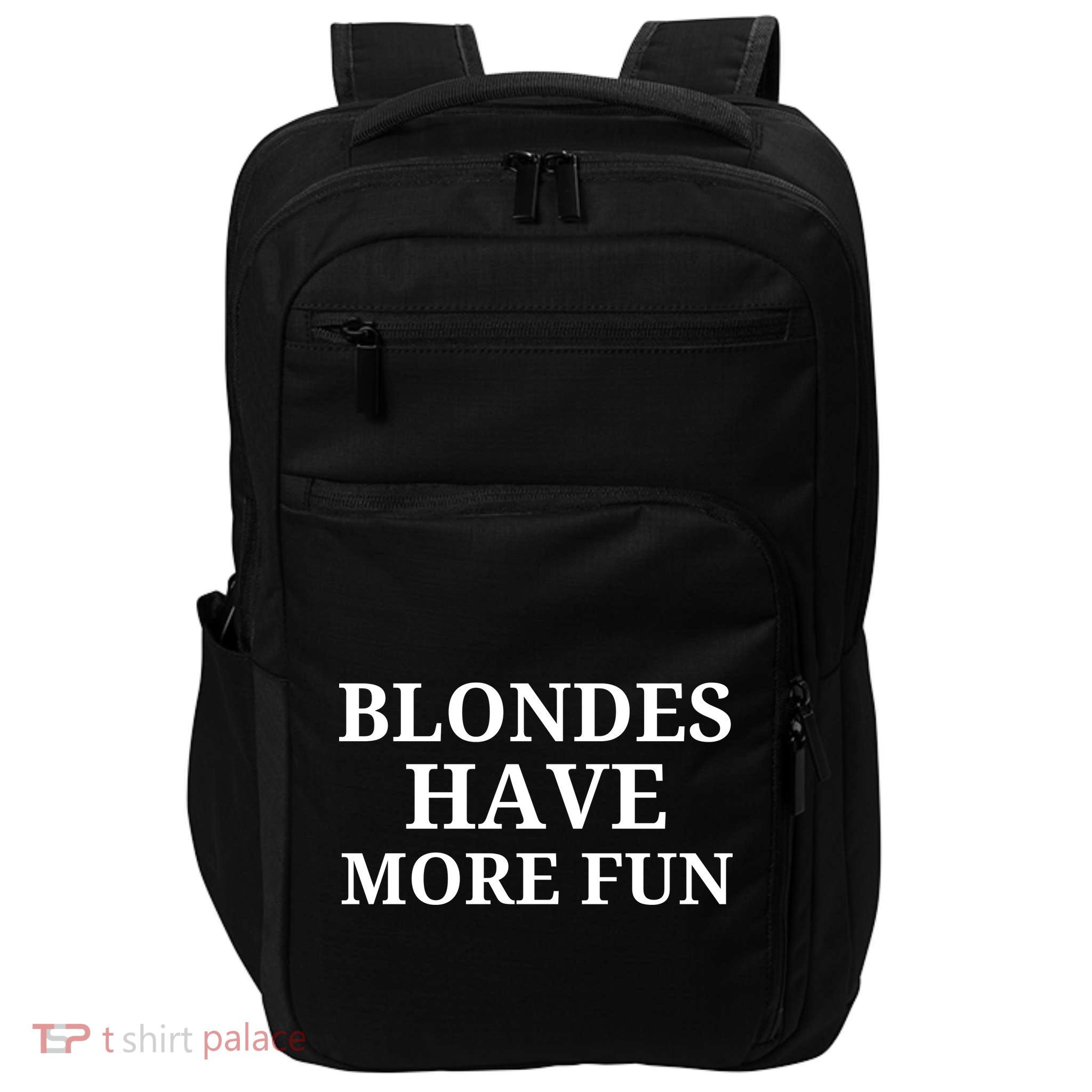 Blondes Have More Fun Impact Tech Backpack