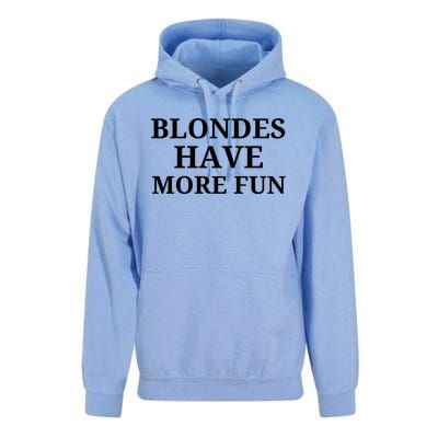 Blondes Have More Fun Unisex Surf Hoodie