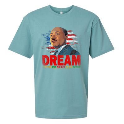 Black History Month Martin Have Dream Luther King Day Sueded Cloud Jersey T-Shirt