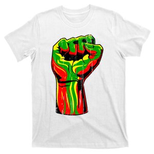 Black History Month Fist African American Gift T-Shirt