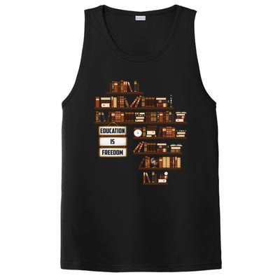 Black History Month Africa Education Is Freedom Juneteenth Gift PosiCharge Competitor Tank