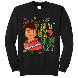 Black History Month Boy I Am African American Sweatshirt