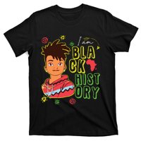 Black History Month Boy I Am African American T-Shirt