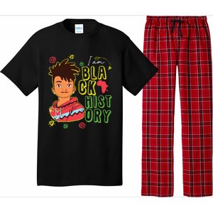 Black History Month Boy I Am African American Pajama Set