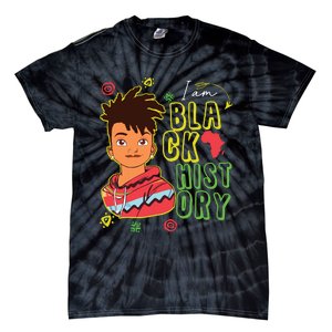 Black History Month Boy I Am African American Tie-Dye T-Shirt