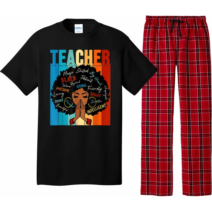 Black History Month Shirts Teacher Pajama Set