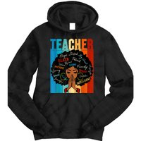 Black History Month Shirts Teacher Tie Dye Hoodie