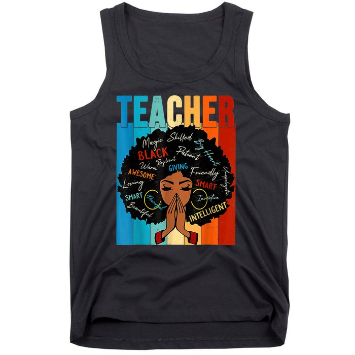 Black History Month Shirts Teacher Tank Top