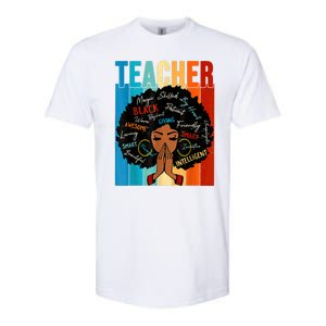 Black History Month Shirts Teacher Softstyle CVC T-Shirt