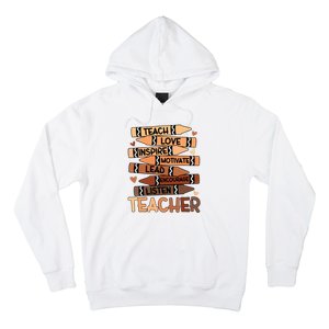 Black History Month Melanin Prek Preschool Teachers Hoodie