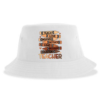 Black History Month Melanin Prek Preschool Teachers Sustainable Bucket Hat