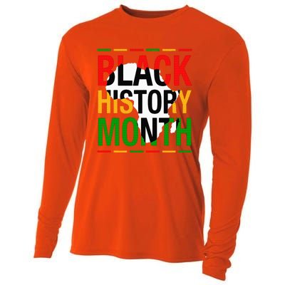 Black History Month African American Melanin Pride Gifts Cooling Performance Long Sleeve Crew