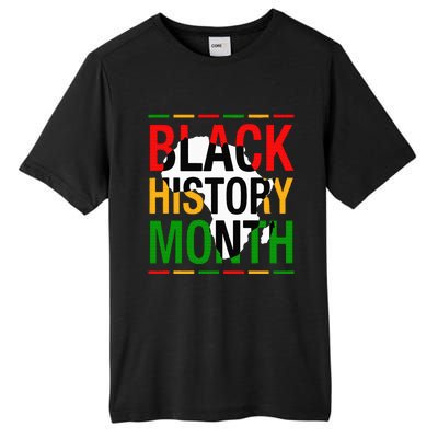 Black History Month African American Melanin Pride Gifts Tall Fusion ChromaSoft Performance T-Shirt