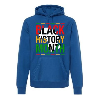 Black History Month African American Melanin Pride Gifts Premium Hoodie