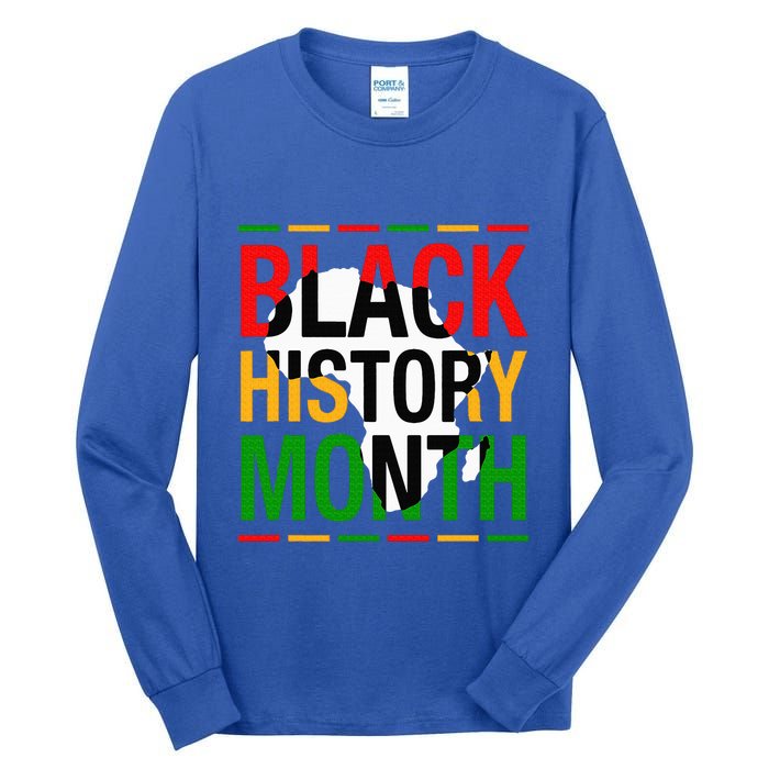 Black History Month African American Melanin Pride Gifts Tall Long Sleeve T-Shirt