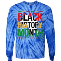 Black History Month African American Melanin Pride Gifts Tie-Dye Long Sleeve Shirt