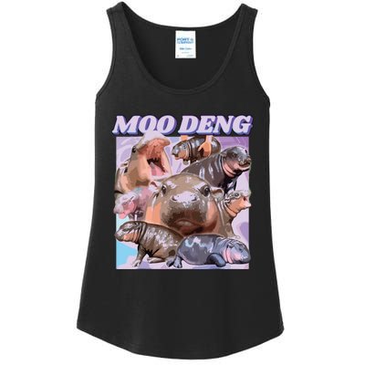 Baby Hippo Moo Deng Ladies Essential Tank