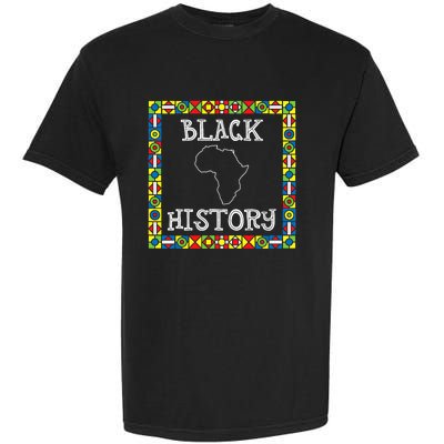 Black History Month Africa Gift Garment-Dyed Heavyweight T-Shirt