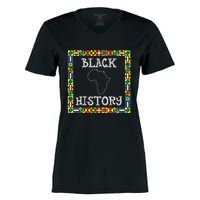 Black History Month Africa Gift Women's Momentum V-Neck T-Shirt