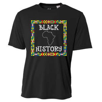 Black History Month Africa Gift Cooling Performance Crew T-Shirt