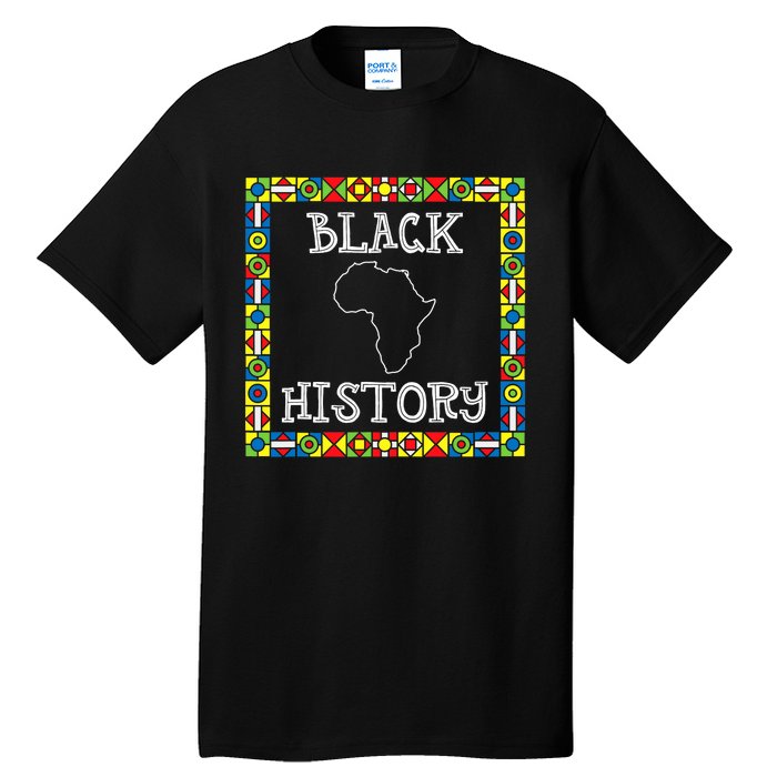 Black History Month Africa Gift Tall T-Shirt