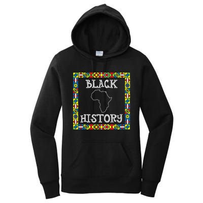 Black History Month Africa Gift Women's Pullover Hoodie