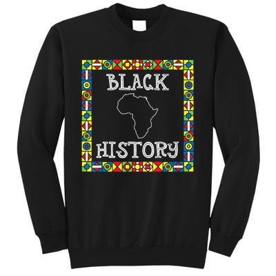 Black History Month Africa Gift Tall Sweatshirt