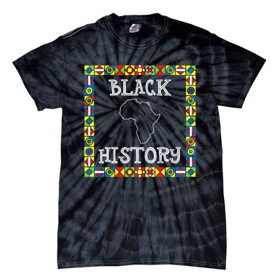 Black History Month Africa Gift Tie-Dye T-Shirt