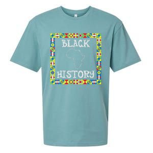 Black History Month Africa Gift Sueded Cloud Jersey T-Shirt