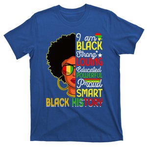 Black History Month Black And Educated Queen Juneteenth Gift T-Shirt