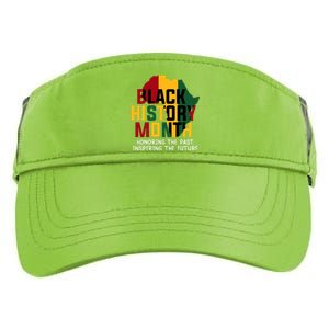 Black History Month Honoring The Past Inspiring The Future Gift Adult Drive Performance Visor