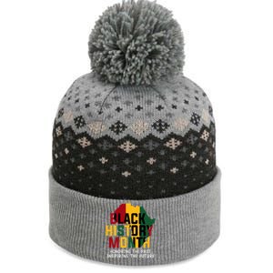 Black History Month Honoring The Past Inspiring The Future Gift The Baniff Cuffed Pom Beanie