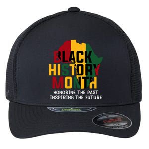 Black History Month Honoring The Past Inspiring The Future Gift Flexfit Unipanel Trucker Cap