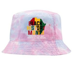 Black History Month Honoring The Past Inspiring The Future Gift Tie-Dyed Bucket Hat