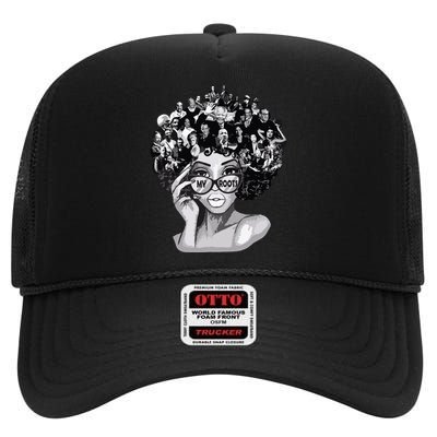 Black History Month Shirts I Love My Roots Back Powerful Blm High Crown Mesh Back Trucker Hat