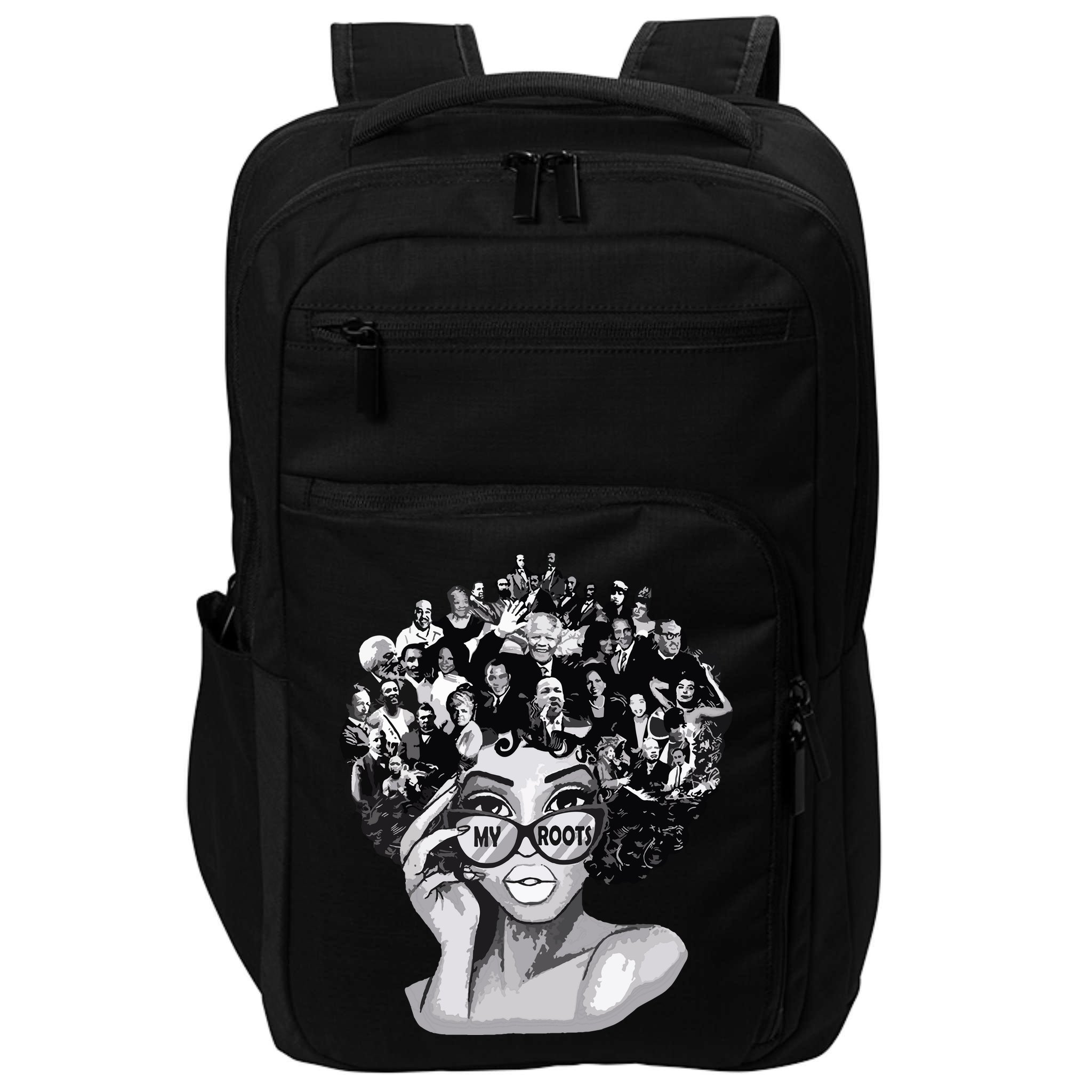 Black History Month Shirts I Love My Roots Back Powerful Blm Impact Tech Backpack
