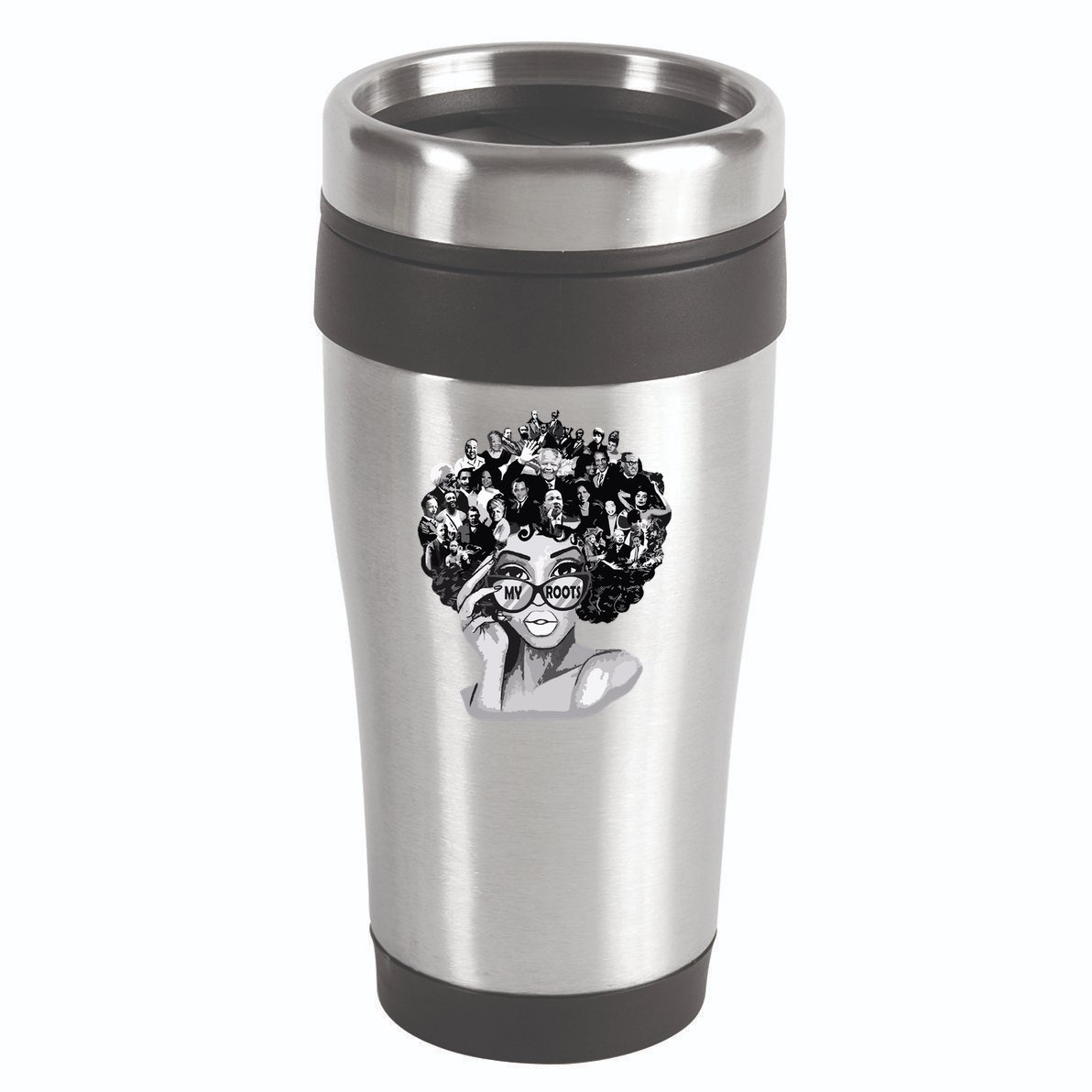 Black History Month Shirts I Love My Roots Back Powerful Blm 16oz Travel Tumbler