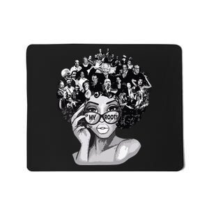 Black History Month Shirts I Love My Roots Back Powerful Blm Mousepad