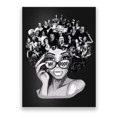 Black History Month Shirts I Love My Roots Back Powerful Blm Poster