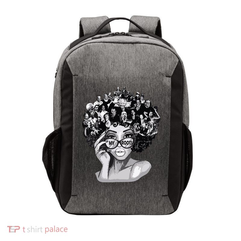 Black History Month Shirts I Love My Roots Back Powerful Blm Vector Backpack