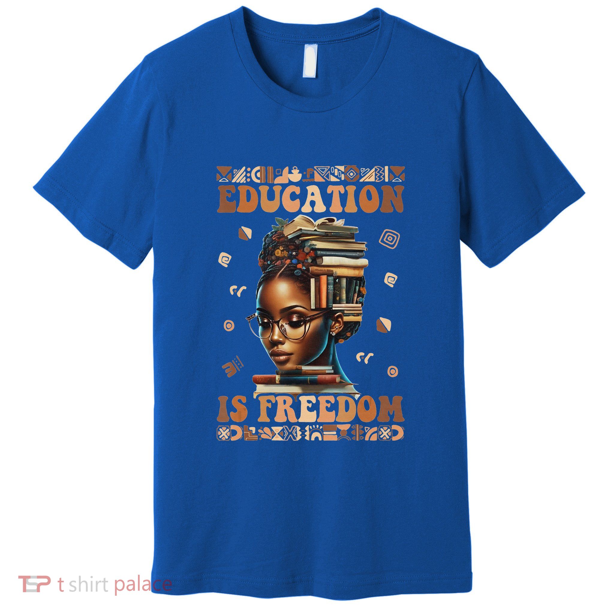 Black History Month Education Is Freedom Teacher Premium T-Shirt