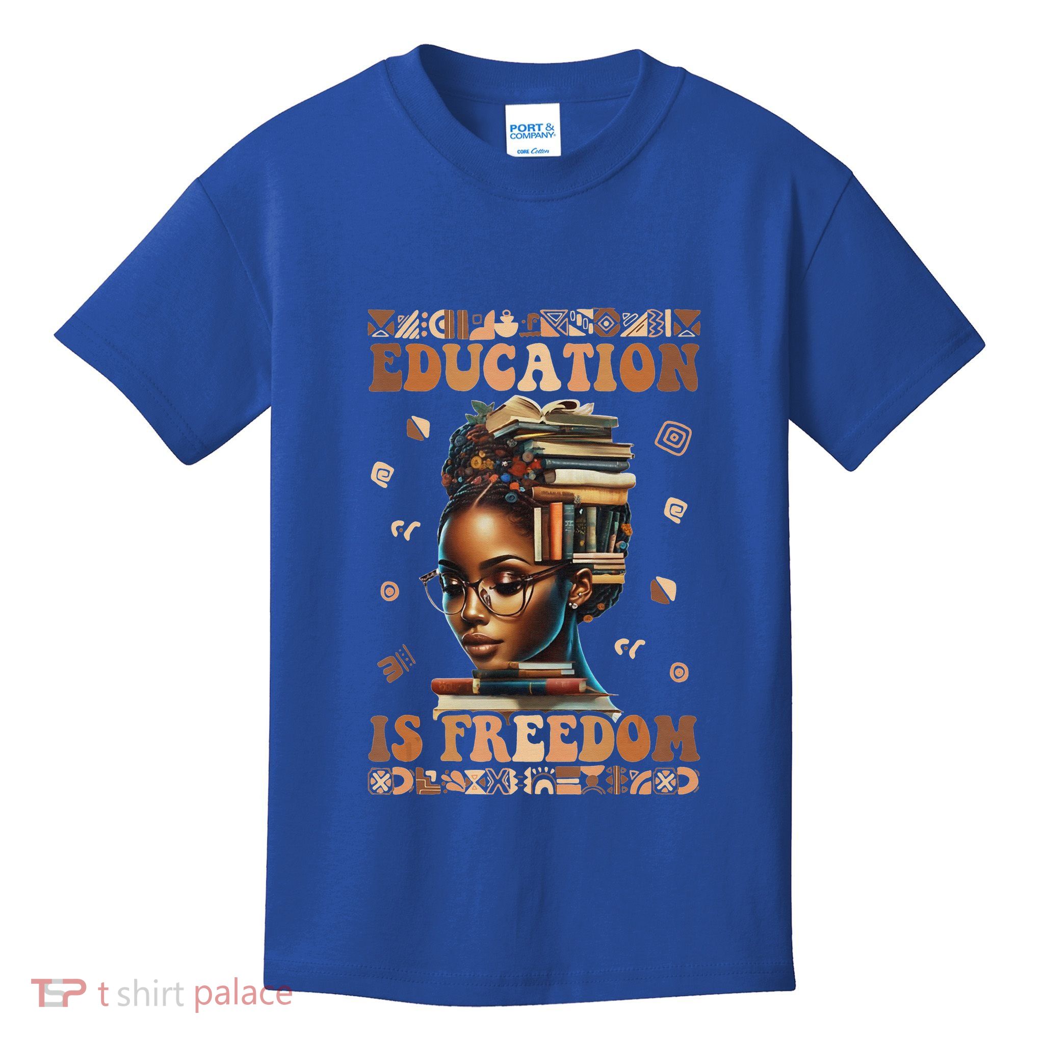 Black History Month Education Is Freedom Teacher Kids T-Shirt