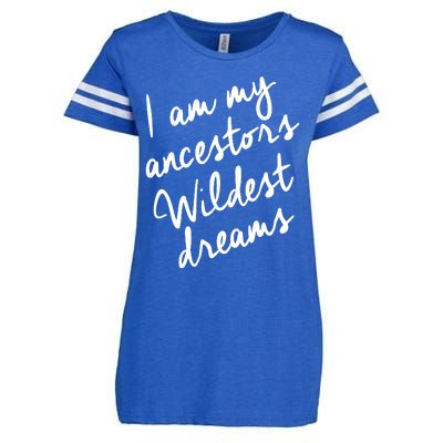 Black History Month Women Ancestors Wildest Dreams Enza Ladies Jersey Football T-Shirt