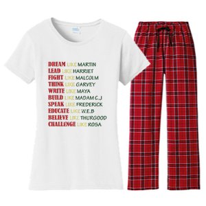 Black History Month T For Women Women's Flannel Pajama Set