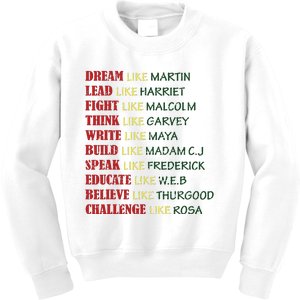 Black History Month T For Women Kids Sweatshirt