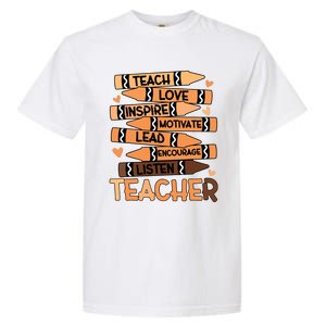 Black History Month Shirts Melanin Prek Preschool Teachers Garment-Dyed Heavyweight T-Shirt