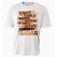 Black History Month Shirts Melanin Prek Preschool Teachers Cooling Performance Crew T-Shirt