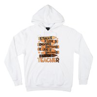 Black History Month Shirts Melanin Prek Preschool Teachers Hoodie