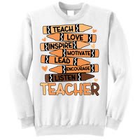 Black History Month Shirts Melanin Prek Preschool Teachers Sweatshirt